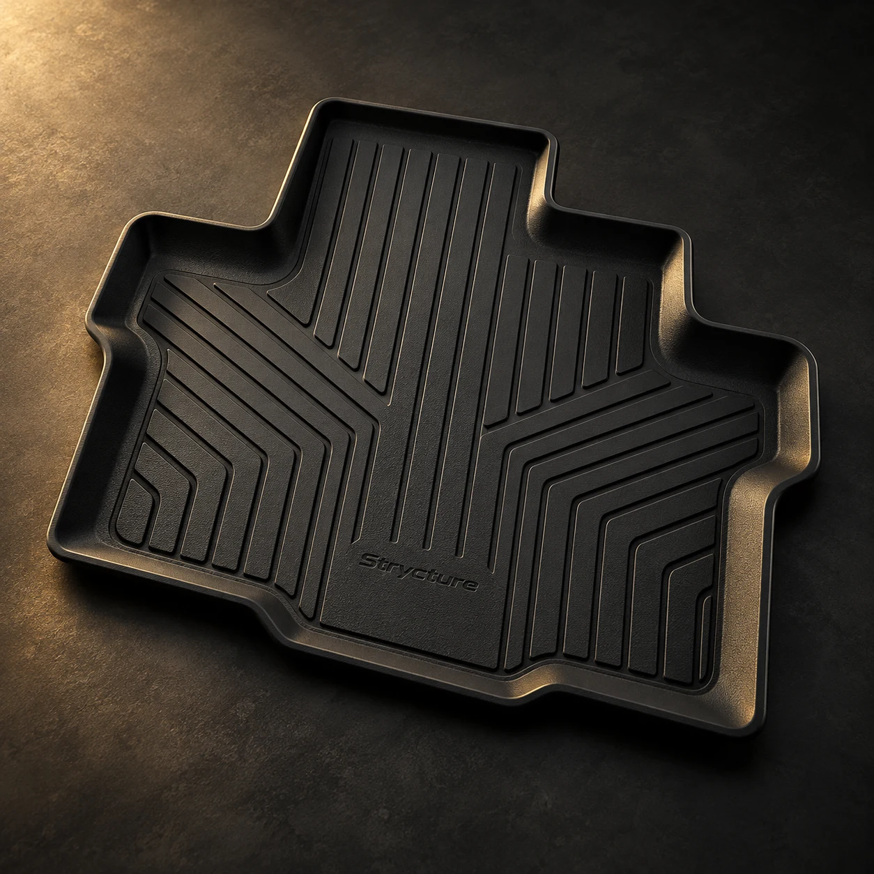 Rear Solo Onyx, Onyx black, One rear mat