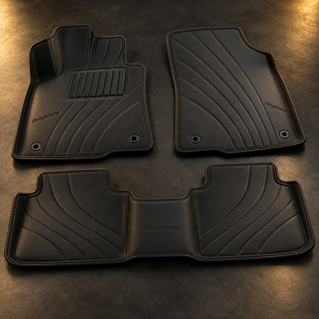Grand Touring Arc, Onyx black, Three-piece panel set